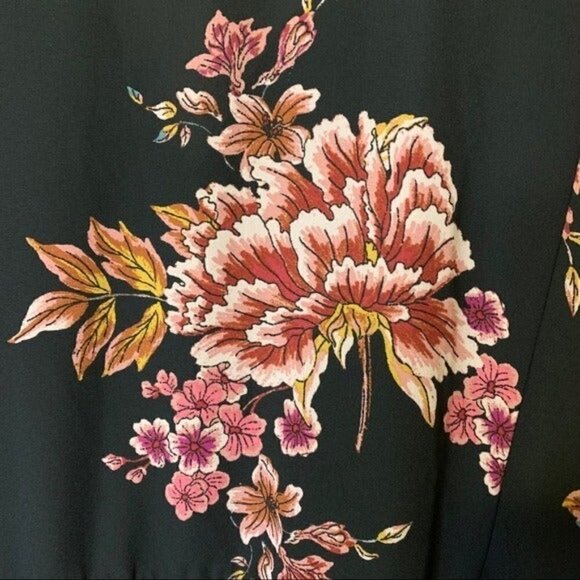 Style & Co Boho Floral Embroidered Blouse Small - Picture 5 of 9